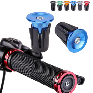 Puños y Tapas de Manillar para Bicicleta de Montaña <span class=keywords><strong>MTB</strong></span>, de Aleación de Aluminio Ligera y Pulida - 1 Par, Accesorios para Bicicleta - Product Image 6