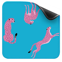 Tapis de Mahjong Américain Halloween Antidérapant en Diatomite Motif Léopard, Luxe Moderne, Vente Chaude, Idéal pour Cadeaux et Jeux