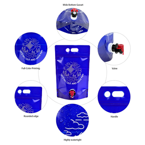 Premium Food Grade BPA Free Leakproof Stand Up Spout Pouch Doypack For Electrolyte Drink Beverage Alcohol Outdoor - Product Image 4