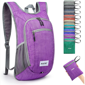 Échantillon gratuit : sacs à dos pliables, légers, de voyage, de randonnée et de camping pour hommes et femmes, avec sacs de sport personnalisés - Product Image 1