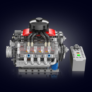 For <strong>Mould</strong> <strong>King</strong> 10171 V8 Engine Building DIY Toy Set Electrically Driven Motorized Cylinder STEM Learning for Kids Perfect Gift - Product Image 3