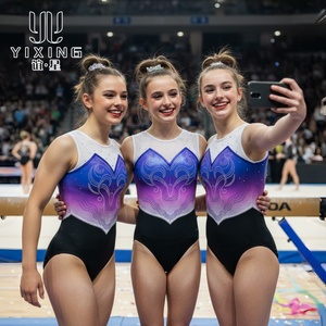 <span class=keywords><strong>Justaucorps</strong></span> <span class=keywords><strong>de</strong></span> <span class=keywords><strong>gymnastique</strong></span> sans manches personnalisés, ornés <span class=keywords><strong>de</strong></span> cristaux étincelants, en velours, pour la compétition rythmique, performance féminine, fournisseur en gros - Product Image 3