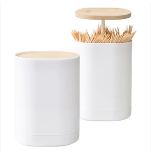 Press Type Pop Up <b>Toothpick</b> Box Cotton Swab Storage Case Organizer <b>Toothpick</b> Holder Dispenser Container - Product Image 1