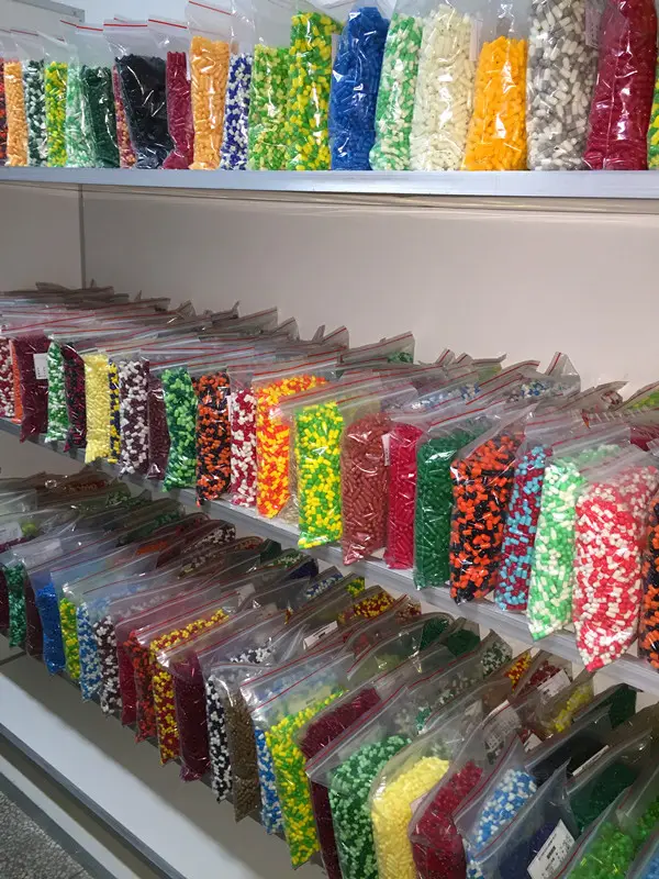 Bestsellers Maat 0 Mix Van Rode Karmozijnrode En Witte Lege Harde Gelatine Gescheiden Halal Capsule Schelpen