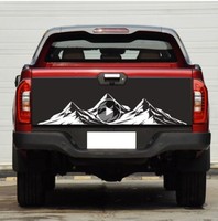 Autocollant de voiture personnalisé imperméable, montagnes, navigation, camping-cars, fourgonnettes, camping-car, voyage, voiture, camion