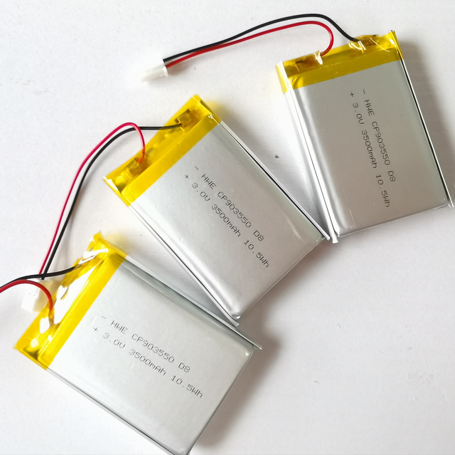 Howell Limno2 Ultra Thin 3.0v CP903550 3500mah Non-rechargeable  Lipo Battery for Smart GPS Tracker