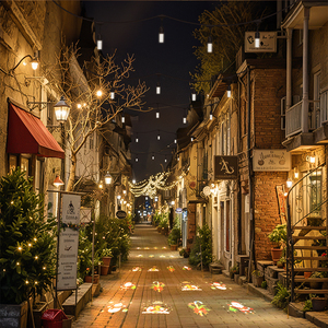 Guirnalda de Luces LED para Exteriores, Impermeable, para Jardín, Navidad, Varios Estilos, Luces Decorativas de Proyección Navideña con LED Intermitente - Product Image 5