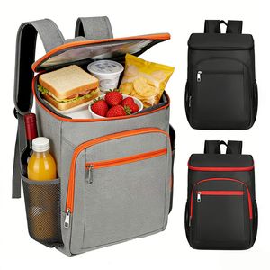Mochila Térmica Impermeable para Alimentos, de Gran Capacidad, con Logotipo Personalizado, Doble <span class=keywords><strong>Zona</strong></span> Refrigerante, para Picnic y Actividades al Aire Libre - Product Image 1