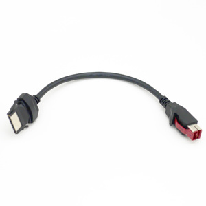 Factory Direct Sale <b>Powered</b> <b>USB</b> <b>Cable</b> POS System 24V <b>Powered</b> <b>USB</b> to 8Pin <b>Powered</b> <b>USB</b> <b>Cable</b> - Product Image 2
