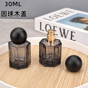 Premium 30ML Screw Mouth Perfume Refillable <b>Bottle</b> Portable Empty Perfume <b>Bottle</b> Press <b>Pump</b> Perfume Subpackage - Product Image 2