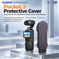Étui de protection fin en silicone 45g pour DJI Osmo Pocket 3, anti-poussière, résistant aux rayures, avec fente pour filtre et protection du cardan