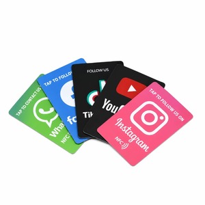 Carte NFC per Recensioni su Google, Biglietti da Visita Programmabili con Codice <span class=keywords><strong>QR</strong></span> e Chip NTAG215, Impermeabili - Product Image 4