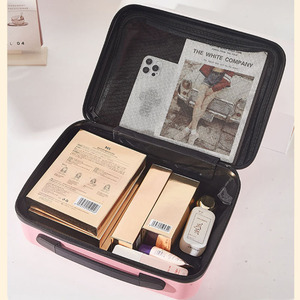 Bolsa de <span class=keywords><strong>Maquillaje</strong></span> de Viaje con Cierre, Mini Maleta Impermeable de 14 Pulgadas para Mujer, Superventas - Product Image 6