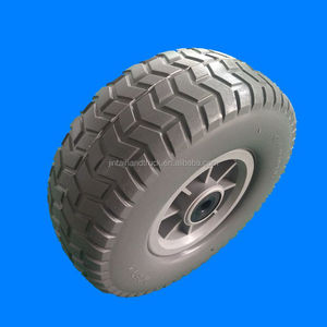 Nouveau <span class=keywords><strong>pneu</strong></span> 9x3.50-4 en mousse PU 9x350-4 sans crevaison avec roulement <span class=keywords><strong>à</strong></span> billes pour les industries de vente au détail - Product Image 6