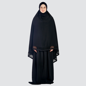 SIPO Eid Vêtements de prière musulmans Telekung Fabricant sur mesure Telekung Vietnam Coton Malaisie Sorong Telekung Ensemble de prière - Product Image 1