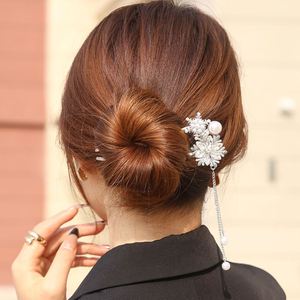 Nuevo Pasador de Pelo Metálico Personalizado Estilo Punk, Pinza de Pelo con Flor Roja de Lujo Chino, Herramienta de Diseño de Peinados, Accesorios para Mujer, Regalos - Product Image 4