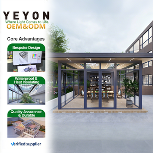 Yeyon 2026 - <span class=keywords><strong>Invernadero</strong></span> <span class=keywords><strong>de</strong></span> Aluminio OEM Personalizable, <span class=keywords><strong>Invernadero</strong></span> para las 4 Estaciones, <span class=keywords><strong>Invernadero</strong></span> Residencial para Patio Trasero, <span class=keywords><strong>Invernadero</strong></span> <span class=keywords><strong>de</strong></span> Vidrio para Exteriores - Product Image 1