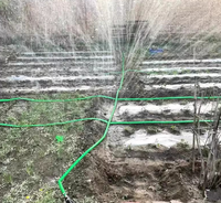 Ruban micro-pulvérisateur PE à large couverture avec diamètre de 25 à 90 mm, option de logo personnalisé pour l'irrigation agricole