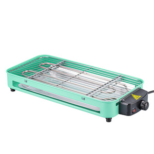 Electric Grill 1201W-1500W Green Detachable With Temperature Control For <b>Indoor</b> Outdoor <b>BBQ</b> Skewers Meat Cooking - Product Image 5