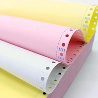 Impression de formulaires continues OEM en 2, 3, 4, 5, 6 feuillets avec taille personnalisée, séquence de couleurs et numérotation séquentielle