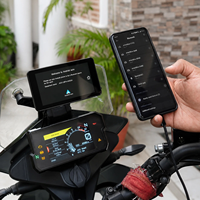 Aoocci C3 Plus Premium Layar Sentuh HD untuk Sepeda Motor dengan Navigasi GPS untuk Perjalanan Jarak Jauh