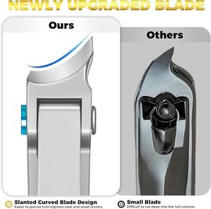 2025 Zehennagelknipser für Senioren mit Dicken Zehennägeln, 15 Grad Angewinkelter Kopf Robuster Großer Zehennagelknipser für Männer mit Dicken Nägeln - Product Image 4