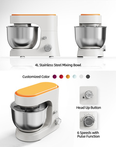Nhà bếp bánh mì bột trộn Máy xử lý và điện trứng bánh bột đứng máy trộn thức ăn với bát thép không gỉ - Product Image 3