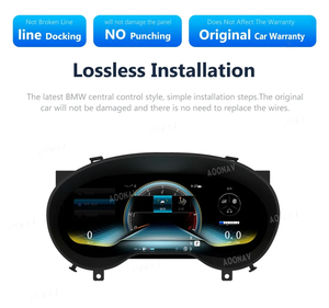 Cluster numérique 12.3 pouces pour Mercedes Benz GLA CLA 2015-2018 Cockpit virtuel voiture LCD Instrument tableau de bord compteur de vitesse panneau - Product Image 2