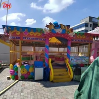 Manège à balles interactif pour enfants, 16 places, intérieur/extérieur, pour parcs d'attractions et centres commerciaux