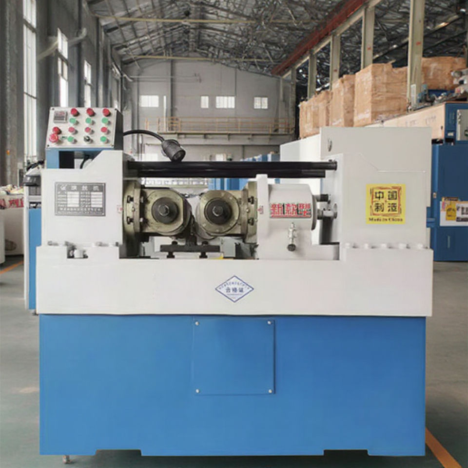 Hydraulic Automatic Thread Rolling Machine Construction Site Knurling ...