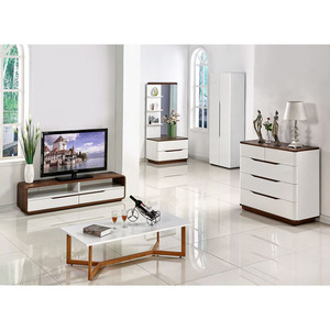 TV đứng thiết kế mới cho 75 inch bàn kính hiện đại với ngăn kéo đơn vị sang trọng đơn giản tường khán đài gỗ tủ phòng trắng 120 - Product Image 1