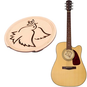 41-inch dân gian Guitar âm thanh lá chắn chống hú âm thanh lỗ bìa cho Acoustic cổ điển nhạc cụ dây phụ kiện - Product Image 4