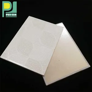 New Waterproof PVC Faced Back Aluminium Foil Gypsum Ceiling Low Price