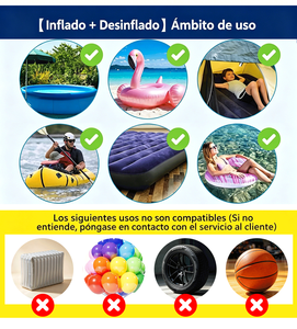 Home AC Air <b>Pump</b> Dual-Function (Inflation + Deflation) Suitable for air <b>mattresses</b>, inflatable boats, and swim rings - Product Image 4