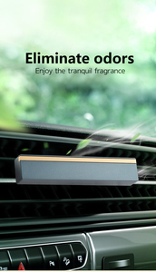 เครื่องกระจายกลิ่นหอมในรถยนต์สุดหรูทันสมัยพร้อมไฟสร้างบรรยากาศ |   น้ำหอมปรับอากาศอะลูมิเนียมแบบอะโนไดซ์สำหรับตกแต่งภายในรถยนต์ - Product Image 5