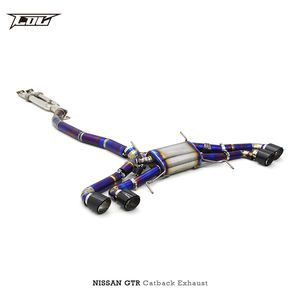 Catback-tubo de <span class=keywords><strong>Escape</strong></span> Y silenciador de titanio para <span class=keywords><strong>Nissan</strong></span> <span class=keywords><strong>GTR</strong></span>/GT-R 3.8TT, años 2008 a 2023 - Product Image 2