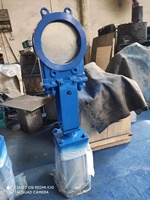 Vanne à vanne bidirectionnelle en fonte ductile DN200 avec actionneur pneumatique