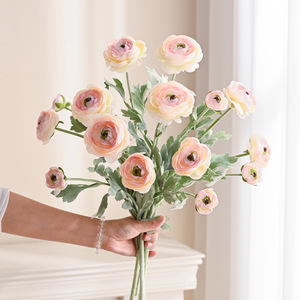 Flor de Peonía Artificial de Seda, Alta Simulación, Decoración para Bodas y Hogar, Arreglo Floral - Product Image 2