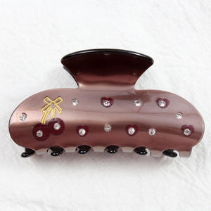 กิ๊บติดผมสไตล์ฝรั่งเศสสุดหรู ขนาด 8 ซม. กิ๊บหนีบผมแบบยุโรปและอเมริกา สีทอง ประดับดอกไม้และโบว์ สำหรับเด็กผู้หญิง กิ๊บติดผมรูปดอกไม้ แบบสั่งทำ - Product Image 6