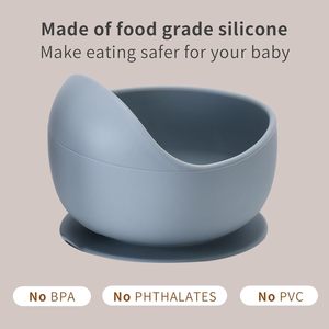 Ensemble de bols et de <span class=keywords><strong>couverts</strong></span> en silicone de qualité supérieure pour tout-petits avec options de couleur personnalisées, prise en charge de la personnalisation du logo, vente en gros - Product Image 2