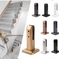 Fabricant d'accessoires de garde-corps de balcon et de passerelle en acier inoxydable résistant à la pluie pour extérieur, à fixation sur verre, pour la vente en gros