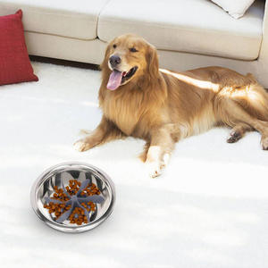 Atacado durável forte Lavável Silicone Inserir Espiral cão lento alimentador Pet Bowls com Ventosa - Product Image 6