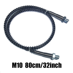 Régulateur de réservoir d'air de plongée avec manomètre et tuyau pour utilisation avec air comprimé haute pression, matériau en laiton, ajustement universel - Product Image 5