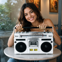 Lecteur de cassette portable HXD-P1, lecteur MP3, double haut-parleur stéréo, grande puissance de sortie, lecteur Walkman