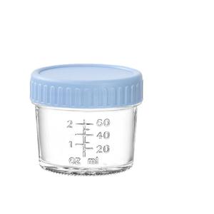 Tarro de comida para bebé de 120ml, contenedor de mermelada de vidrio, botella de caviar con escala, tapa colorida, juego de 6 recipientes de almacenamiento a prueba de fugas - Product Image 2