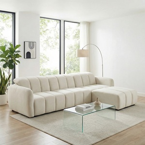 Sofá Eléctrico con Teclas de Piano, Sofá Cama Extensible, Moderno, Simple, Plegable, de Doble Uso, <span class=keywords><strong>en</strong></span> Tela, Estilo Francés Crema, para Sala de Estar - Product Image 4