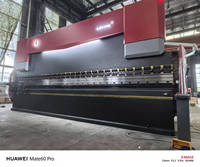 Presse plieuse CNC haute performance à faible coût 250T 6M avec contrôleur Delem DA53T 4+1 axes
