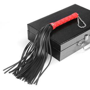 Látigo de Cuero PU con Diseño Trenzado, Látigo Sexual BDSM para Bondage, Juguete de Restricción para Esclavos, Adecuado para el Fustigado de Glúteos en Parejas Femeninas - Product Image 2
