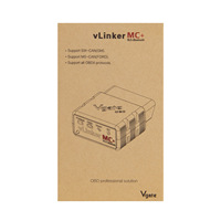 OBD2 OBDII Vgate VLinker MC + PLUS ELM327 Bluetooth OBD 2 Scanner untuk Diagnostik Mobil Alat Otomatis untuk Android IOS BT 4.0