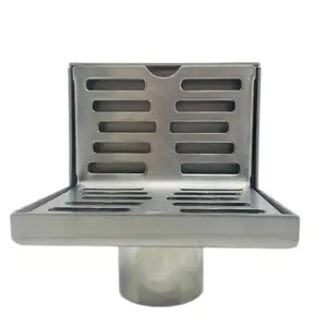 Factory direct selling floor anti cockroach trap shower drains hair catcher sink rain water side wall drain dual purpose